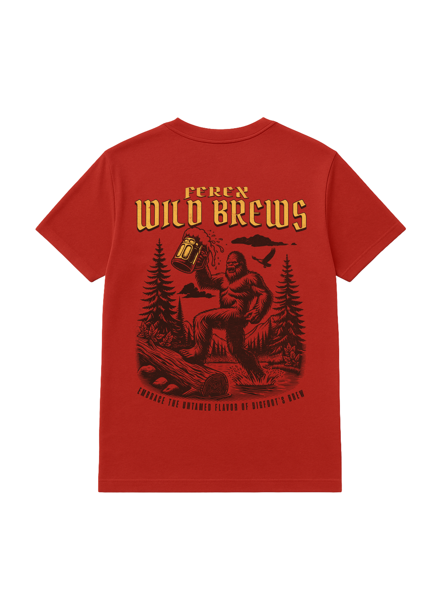 T-SHIRTBIGFOOT DRINK BEER001