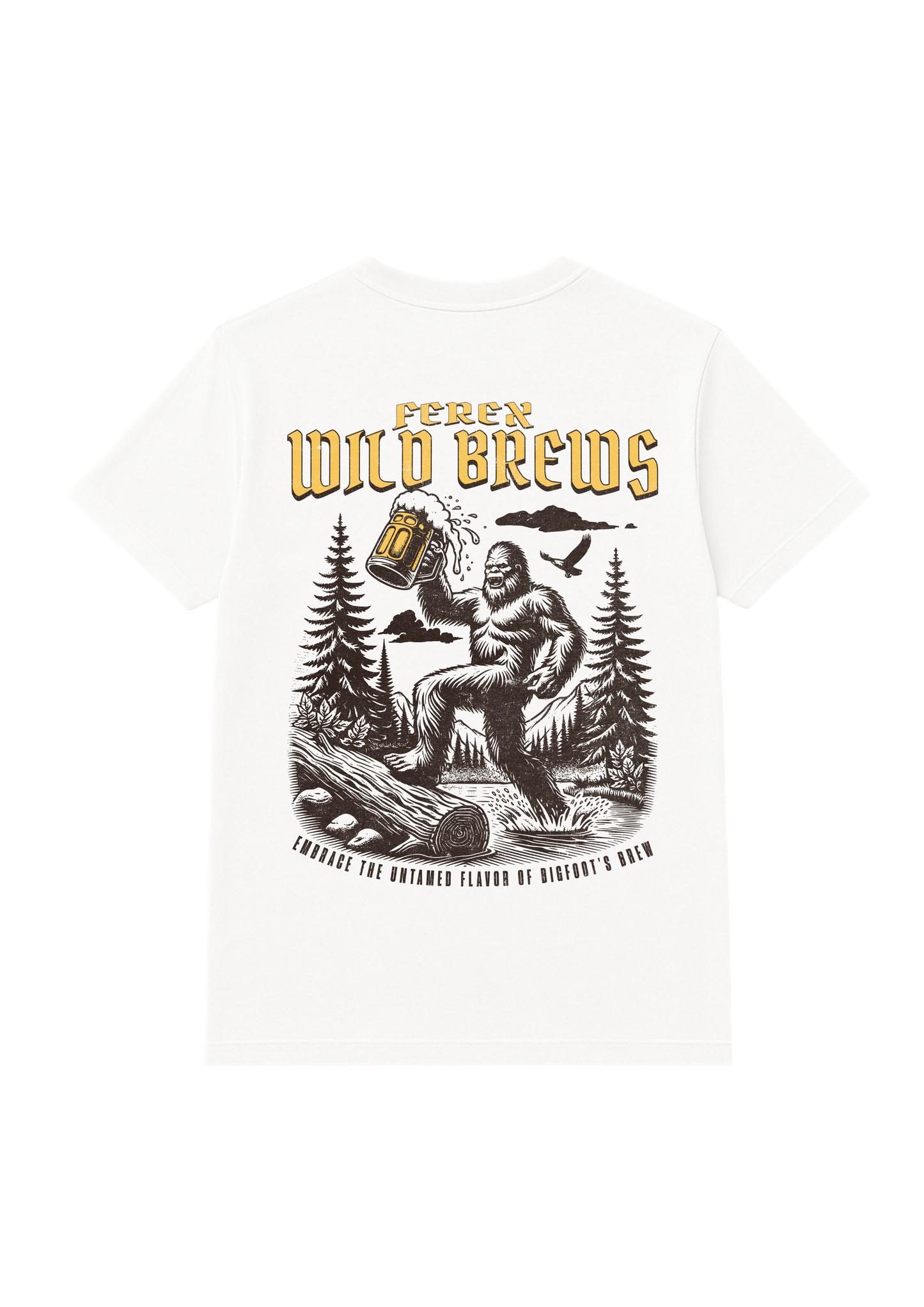 T-SHIRTBIGFOOT DRINK BEER001