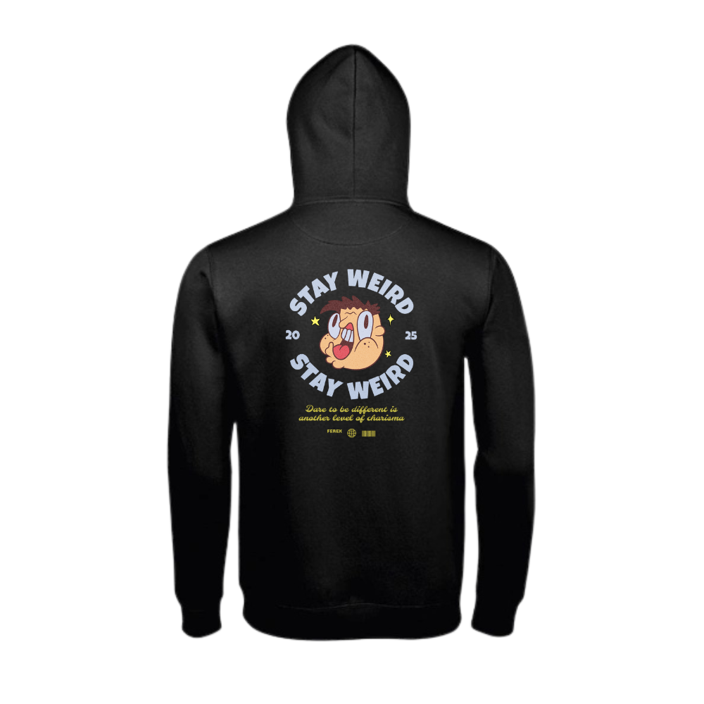 Hoodie Stay Weird 002